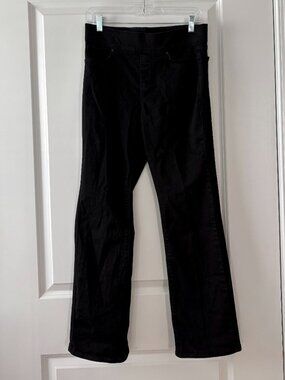 Levi Strauss Signature Shaping Black Noir Pull- On Bootcut Blue Jeans Size 6